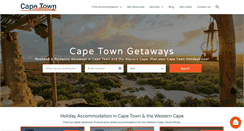 Desktop Screenshot of capetowngetaways.com